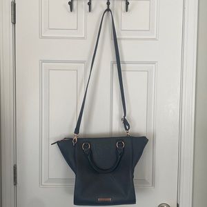 Danielle Nicole grey crossbody purse.